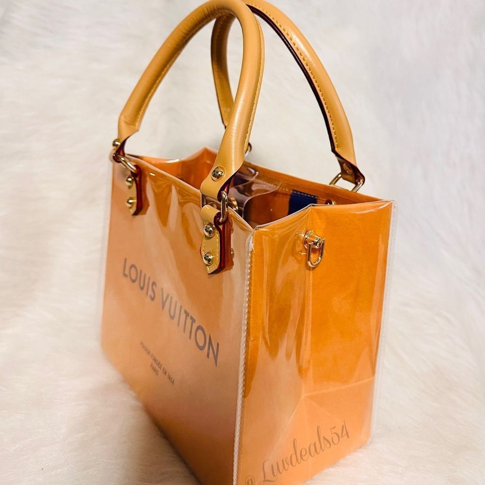 Louis Vuitton Vibrant Orange Tote SMALL Size - Picture 2 of 5
